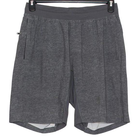 Lululemon Mens The Short Linerless 9" Athleisure Minimalist Outdoor Gray Medium